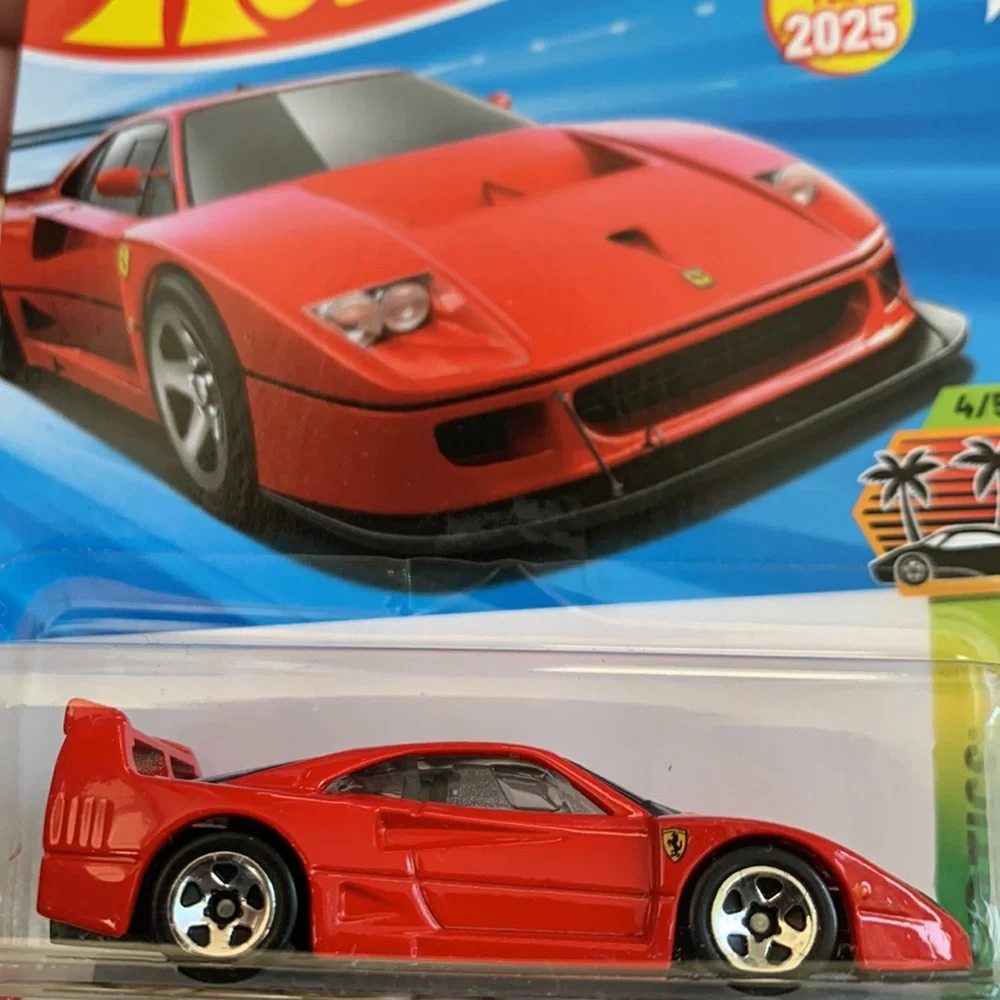 Hot Wheels Ferrari F40 Competizione Red Car Mattel HW Exotics 2025 New Hotwheels